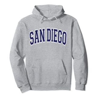 Grey With Navy SD Hoodie